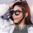 thumbnail image 3 of Smart Glasses Bluetooth-Audio Glasses with Speakers Music Glasses, Touch Voice Assistant,Blue Light Lenses,Hands Free Calling,Open Ear Sound Glass, 3 of 4