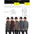 thumbnail image 4 of Tinglu Loose Turtleneck Sweaters Women Irregular Batwing Sleeve Outwear, 4 of 8