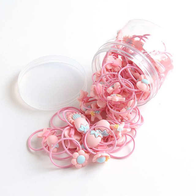 RV 80 Uds. Anillo para el pelo de cuerda para el cabello para niños, banda de cuero para mujeres y bebés, diadema, accesorios para el cabello para niñas encantadoras Rojo Verde