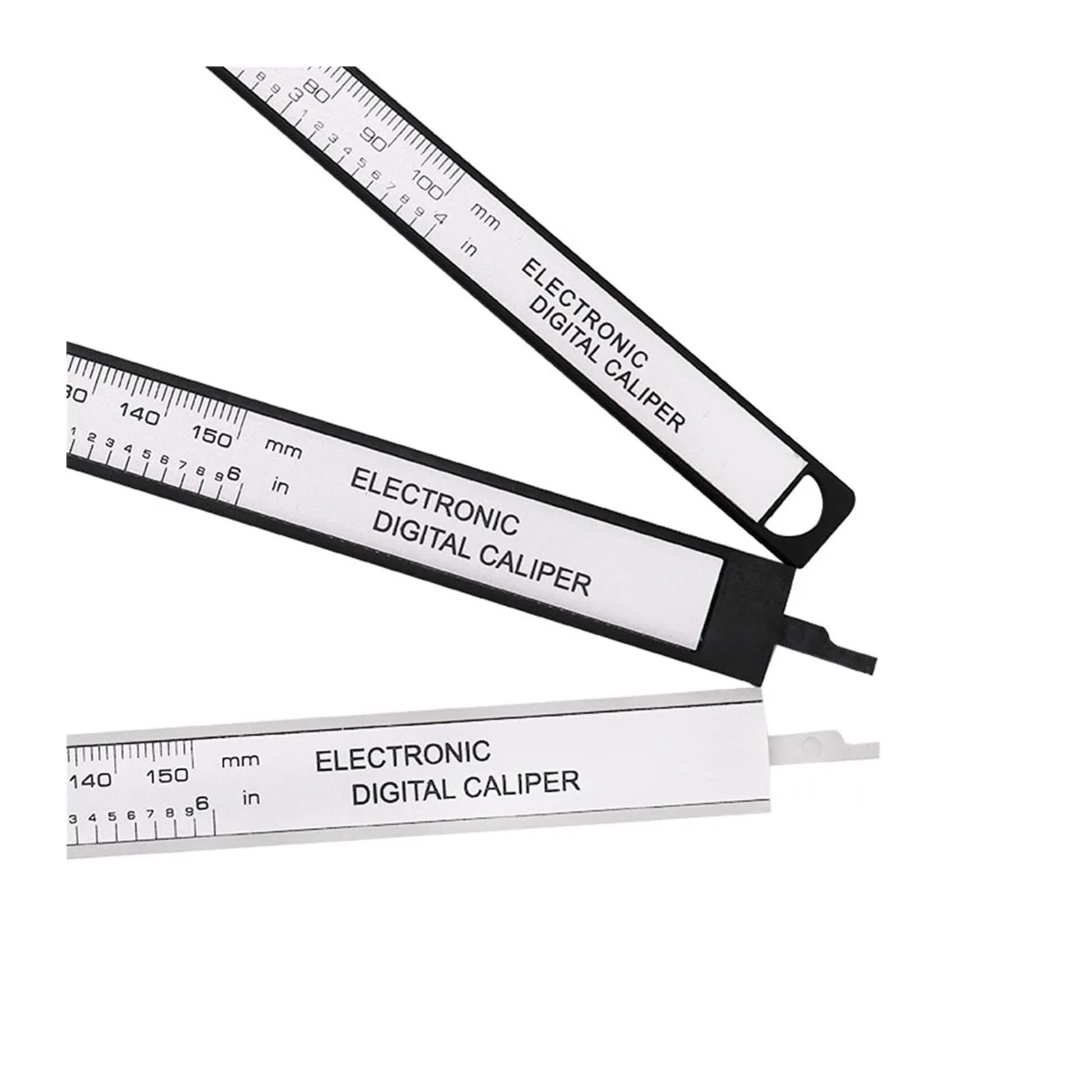 150mm 100mm Electronic Digital Caliper Carbon Fiber Dial Vernier Caliper Gauge Micrometer Measuring Tool Digital Ruler ,Precision Measuring