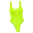 thumbnail image 2 of Trajes de baño de  para mujer Traje de baño sin espalda sin mangas para mujer Amarillo fluorescente Zulema  Traje de baño, 2 of 5