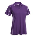 thumbnail image 6 of Expert Brand Women's Oxymesh™ Dry Fit Athletic Malibu Polo Shirt, Dark Purple, Large, 6 of 7