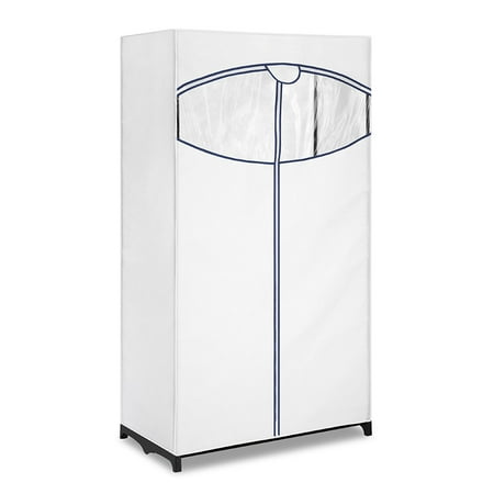 Whitmor Clothes Closet With White Fabric Cover Walmart Com