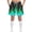 A178 Mint Green, variant on Kids Boys Shorts Breathable Drawstring Elastic Waistband Flame Print Athletic Shorts for Sports Running, 4T-15Y