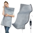 thumbnail image 1 of SNNROO 33”x17” Electric Heating Pad  2-Hour Auto Shut-Off  4 Temperature Settings  Machine Washable, 1 of 7