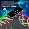 thumbnail image 2 of Wireless Charging Mouse Pad Large RGB Gaming Desk Mat 13 Light Modes Mousepad 31.5x11.8 Cute Pineapple Silhouette, 2 of 6