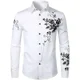 thumbnail image 1 of Camisa de manga larga con estampado informal para hombre, camisa con solapa y botones, de lujo, a la moda, muy vendida, 2024, 1 of 6