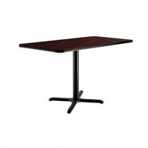 Global Industrial 695849MH Interion Breakroom Table - 48 x 30 x 29 in. - Mahogany