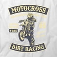 thumbnail image 2 of Motocross Dirt Racing T-Shirt | Cool Motorcycle White Tee Gift, 2 of 5