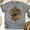 Graphite Heather, variant on Be Strong Be Brave T-Shirt – Leopard Cross Christian Bible Verse Tee, White, Size S