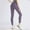 Purple, variant on pstuiky Womens Leggings, Solid Color Athletic Long Elastic Seamless Hip Lifting High Waisted Outfits for Vacation Comfy Workout Pants Holiday Gifts Khaki L