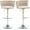 Beige, variant on Baxluxe Gray Bar Stools Set of 2, Swivel Velvet Counter Height Bar Chairs Pub Stools, Adjustable High Stools Bar Chairs with Footrest, Island Stools Bar Height Chairs for Kitchen Island, Pub, Office