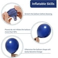 thumbnail image 3 of 129pcs Navy Blue Balloons Different Sizes 18 12 10 5 Inch, Latex Balloon Garland Arch Kit for Birthday Party Graduation Baby Shower Wedding Holiday Balloon Decoration, 3 of 14