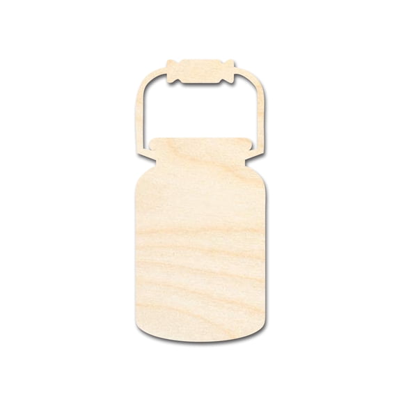 Unfinished Wood Large Jug Shape | DIY Craft Cutout 4" / 1/2"
