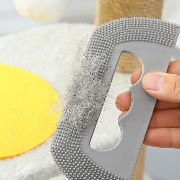 Yannianjz Under $5 Pet Hair Remover Tools, Silicone Lint Brushes for Clothes, Cat Dog Hair Remover for Couch, Furniture, Car