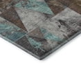 thumbnail image 3 of Addison Rugs Mayfield Premium Machine Washable Transitional Geometric Chocolate Rectangle Rug, 9' x 12', 3 of 7