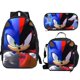 thumbnail image 2 of 【en stock】Sonic Hedgehog Cartoon Schoolbag Set Anime Mochila + Crossbody Bag + Estuche Para Lápices, 2 of 4
