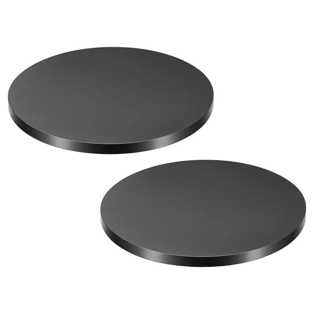 Uxcell 2 Pcs 3" x 3/16" (5 mm) Placa de Acero A36, Hoja Redonda Soldable para Soporte Estructural