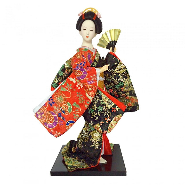 Muñecas Kimono Geisha Japonesa de 30 cm, Estilo Kabuki Antiguo Oriental, Miniatura Independiente Estilo A
