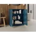thumbnail image 2 of Palace Imports 100% Solid Wood 32" Bathroom Cabinet with Solid Doors and Adjustable Shelves, Teal, 2 of 7