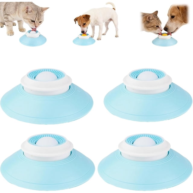 Dog Lick Ball,Licking A Ball Add More Fun Bowl, Dog Lick Ball Bowl,Licking A Ball for Dogs,Slow Down Eating Speed and Add More Fun for Your Dog and Cats