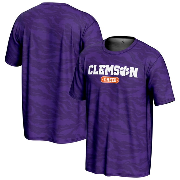 Youth GameDay Greats Purple Clemson Tigers Cheer T-Shirt