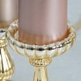 thumbnail image 6 of Efavormart Set of 3 Gold Mercury Glass Pillar Candle Holders - 7" | 8.5" | 10", 6 of 11