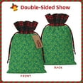 thumbnail image 2 of Rocae Tennis Rockets And Balls Print Christmas Drawstring Linen Gift Bag with Drawstrings Treat Bag Goody Present Bags for Christmas Party Favor, 2 of 8