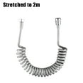 thumbnail image 1 of WinWay Flexible Shower Hose Spring Extension Hand Sprayer Pipe Connector Spring Tube Bathroom Toilet Bidet Accessories,Gray 2M, 1 of 10