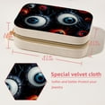 thumbnail image 5 of Halloween Eyeballs Velvet Portable Travel Organizer with Removable Compartment - Gift with Bracelet Holder, Jewelry Box, and Jewelry Organizer, 5 of 7