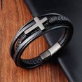 thumbnail image 3 of STRAND BRACELET pour Homme en Cuir Véritable, 3 of 4