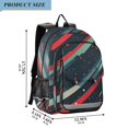 thumbnail image 2 of FORMRS Unisex School Backpack 17" Student Travel Bag with Laptop Compartment, Stars Abstract Lines, 2 of 7