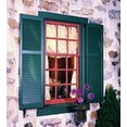 AWC Exterior Wood Window Shutters Louvered 15"wide x 55"high Unfinished Pine, One Pair