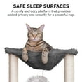 thumbnail image 6 of FurHaven Pet Products Tiger Tough Plush Hammock - Silver, 17.3", 6 of 9