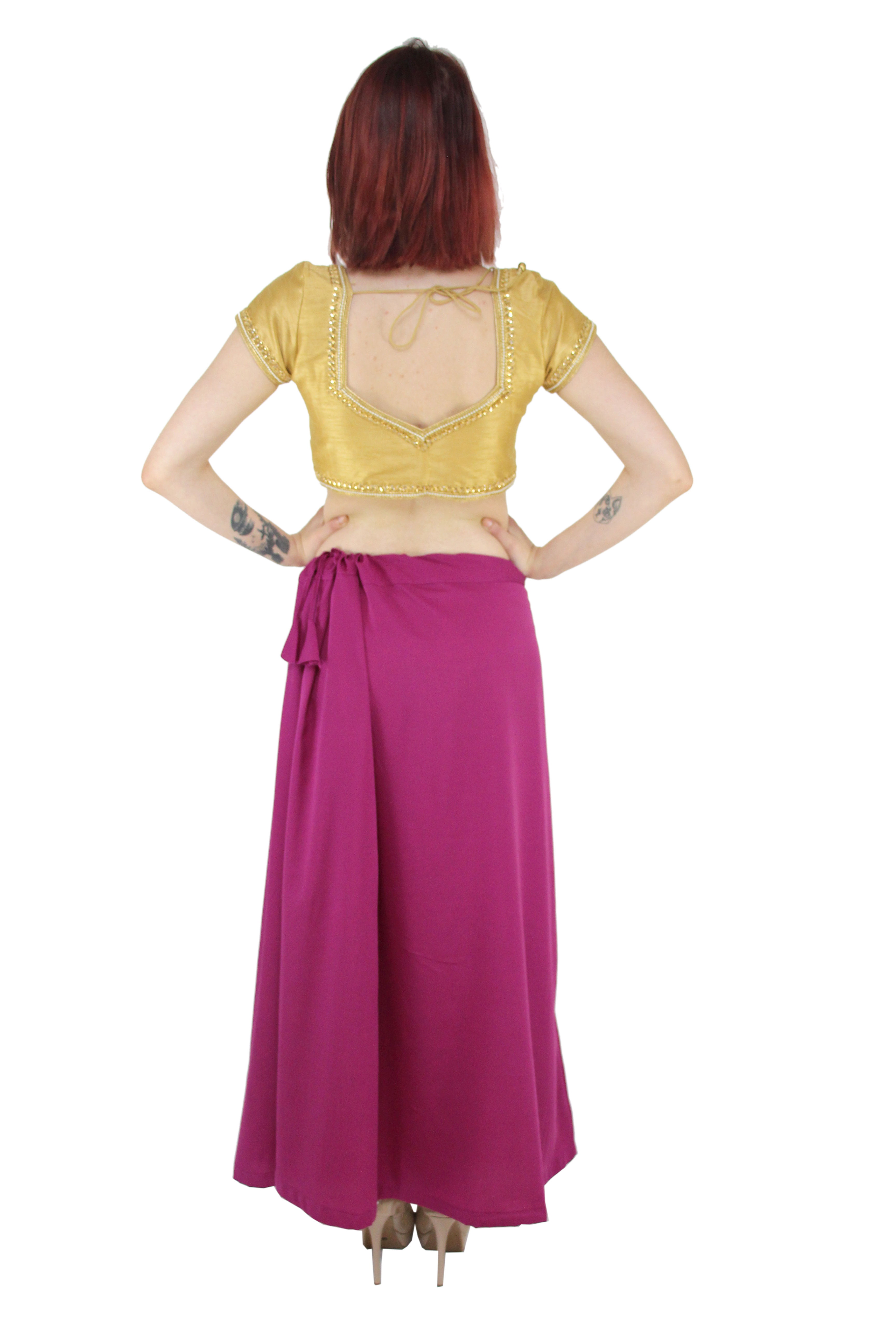 Buy TFC Green Saree Petticoat Saree Shapewear Saree Skirt Saree