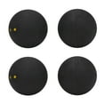 thumbnail image 1 of Squash Ball Two-Yellow Dots Low Speed Sports Rubber Balls Professional Player Competition Squash(4 Pcs ), 1 of 8