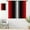 Black and Red, variant on Red and Black Kitchen Curtains 52x84 Inch Ombre Burgundy Grey Gradient Gothic Goth Cool Mens Dark Spooky Design Rod Pocket Short Tiers for Cafe Window Drapes Treatment Fabric 2 Panels