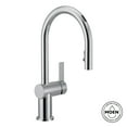 thumbnail image 3 of Moen 7622Ev Cia 1.5 GPM Single Hole Pull Down Kitchen Faucet - Gold, 3 of 7