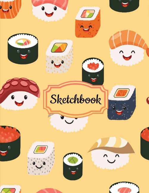 Sketchbooks Sketchbook Kawaii Cute Sushi Japanese Pattern Sketch