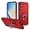 Red Black, variant on Case for Galaxy A16 5G,Heavy Duty Shockproof Full Protective [Dual Layer] [Hard PC],Built in Finger Ring Kickstand Protective TPU PC Phone Case for Samsung Galaxy A16 5G (Red Black)