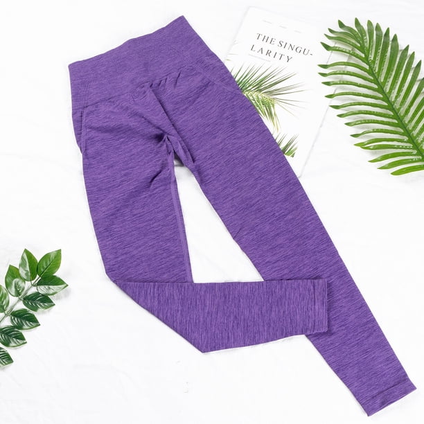 Mallas sin costuras para mujer, pantalones de Yoga elásticos con contorno elevado, trajes de entrenamiento, mallas de Fitness, ropa deportiva para gimnasio