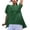 Green, variant on MEICHEN Cotton and Linen Pure Color Irregular Bottom Short Sleeved T Shirt Summer Fashion Clothing for Women