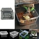 thumbnail image 3 of Caja de alimentación de reptiles de plástico negro, tanque de cría de arañas Zulema Caja de incubación del tanque de reptil, 3 of 8