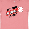 thumbnail image 4 of Inktastic Eat, Sleep, Baseball, Repeat Boys or Girls Baby T-Shirt, 4 of 5