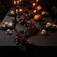 thumbnail image 6 of Aurorax Halloween Decorations Outdoor,Halloween Black Rose Vines IP65 Artificial Realistic Posable Fall Decorations for Home Outdoor Black, 6 of 6