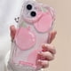 thumbnail image 3 of Pink Peach Cherry Cover For Samsung Galaxy A54 A34 A51 A53 A32 A52 A32 A73 S23 Ultra S20 FE S21 Plus Soft TPU Flower Wavy Case, 3 of 5