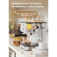 Gevi 15 Bar Espresso Machine with Steamer, Cappuccino and Coffee Maker