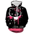 thumbnail image 1 of Sanrio Sweat à Capuche Mode Hiver et Automne Hello Kitty pour Femmes, Manches Longues, 1 of 7