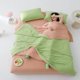 thumbnail image 4 of Manta de verano transpirable | Edredón de poliéster refrescante de doble cara | Ligero y suave para los que duermen mal | Verde | Lavable a máquina | 78.74x59.06 pulgadas | 1 Pieza, 4 of 6