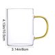 thumbnail image 3 of High-borosilicate Glass Cup Heatproof Cup Household Milk Tea Cup Beverage And Coffee Cup With Handle, 3 of 6